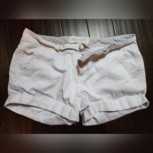 Aeropostale women's white shorts size 10 Midi twill short